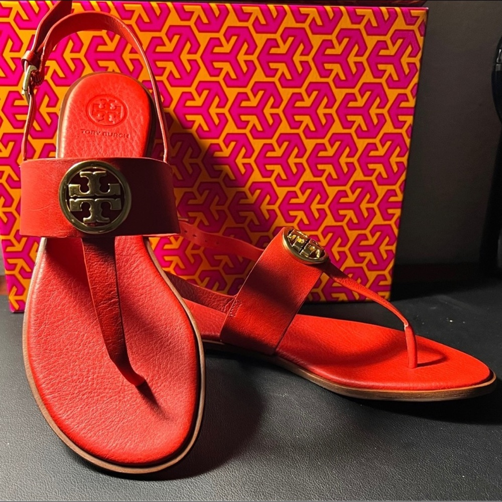New Tory Burch Benton 2 Flat Thong Sandal